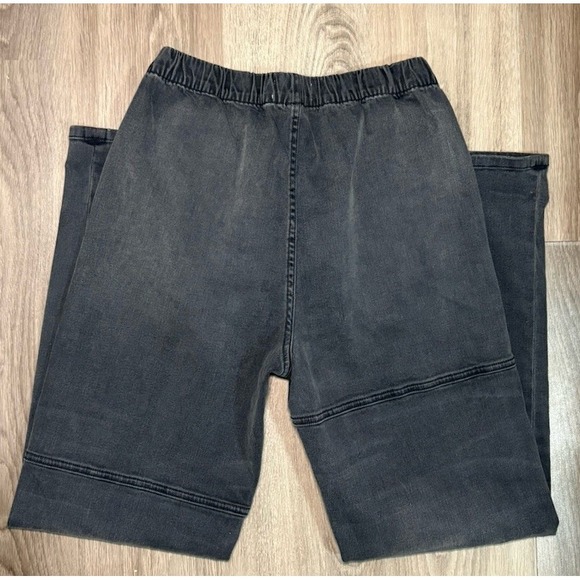 Aviator Nation Mid Rise Rancher Relaxed Fit Jeans Vintage Black Slouchy Size L - Picture 10 of 11